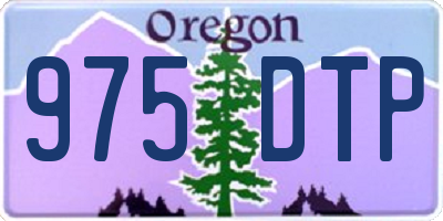 OR license plate 975DTP