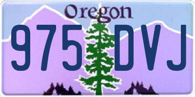 OR license plate 975DVJ