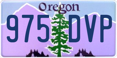 OR license plate 975DVP