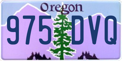 OR license plate 975DVQ