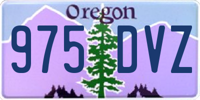 OR license plate 975DVZ