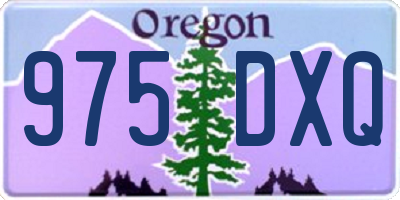 OR license plate 975DXQ