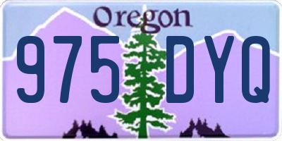 OR license plate 975DYQ
