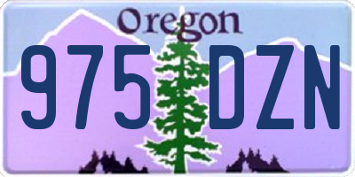 OR license plate 975DZN