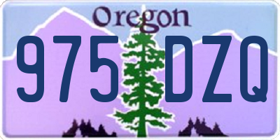 OR license plate 975DZQ