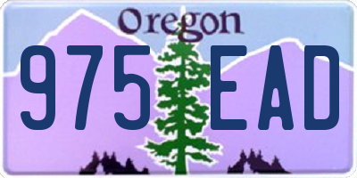 OR license plate 975EAD