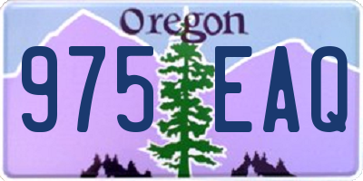 OR license plate 975EAQ