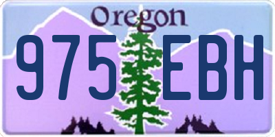 OR license plate 975EBH