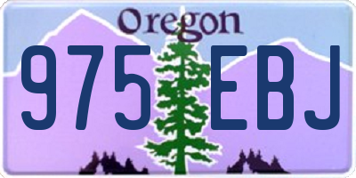 OR license plate 975EBJ