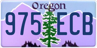 OR license plate 975ECB
