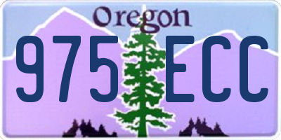 OR license plate 975ECC