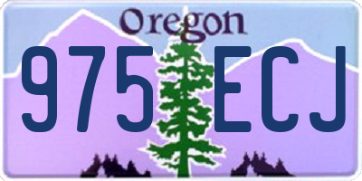 OR license plate 975ECJ