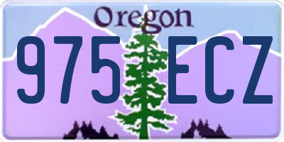 OR license plate 975ECZ