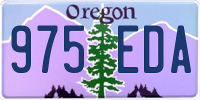 OR license plate 975EDA