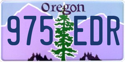 OR license plate 975EDR
