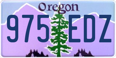 OR license plate 975EDZ