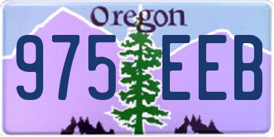 OR license plate 975EEB