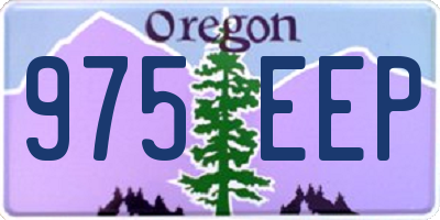 OR license plate 975EEP