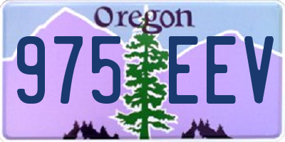 OR license plate 975EEV