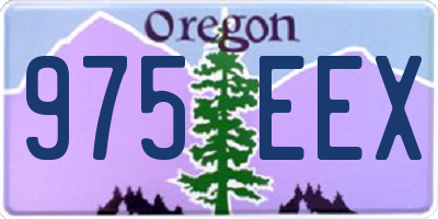OR license plate 975EEX