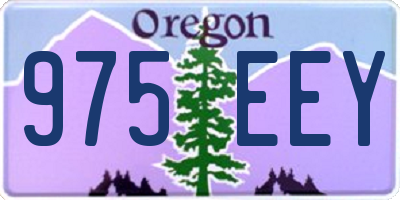 OR license plate 975EEY