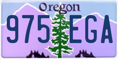 OR license plate 975EGA