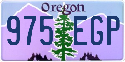OR license plate 975EGP