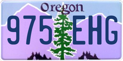 OR license plate 975EHG