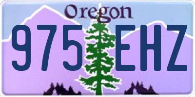 OR license plate 975EHZ