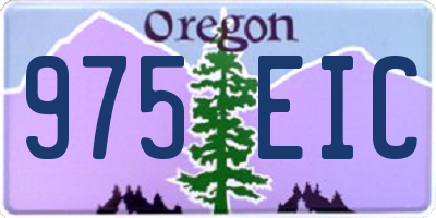 OR license plate 975EIC