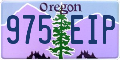 OR license plate 975EIP