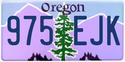 OR license plate 975EJK