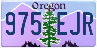 OR license plate 975EJR