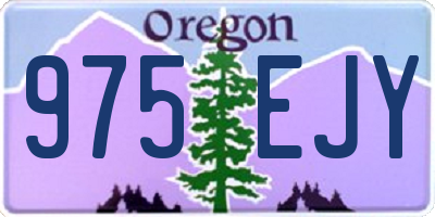 OR license plate 975EJY