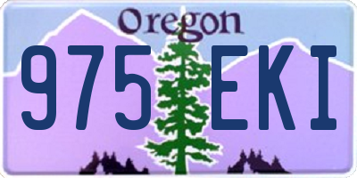 OR license plate 975EKI