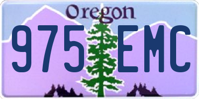 OR license plate 975EMC