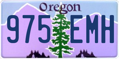 OR license plate 975EMH
