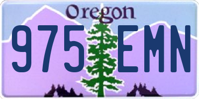 OR license plate 975EMN