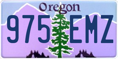 OR license plate 975EMZ