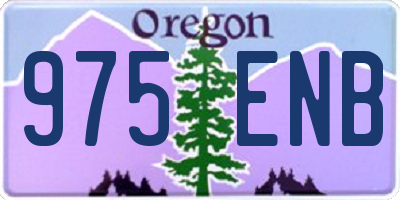 OR license plate 975ENB