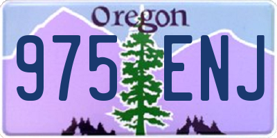 OR license plate 975ENJ