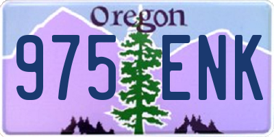 OR license plate 975ENK