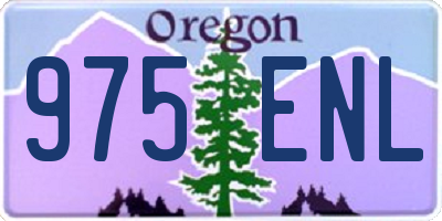 OR license plate 975ENL