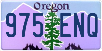 OR license plate 975ENQ