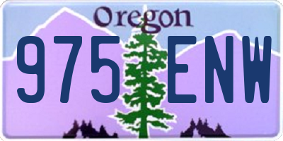 OR license plate 975ENW