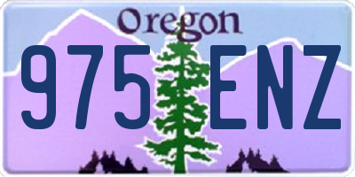 OR license plate 975ENZ
