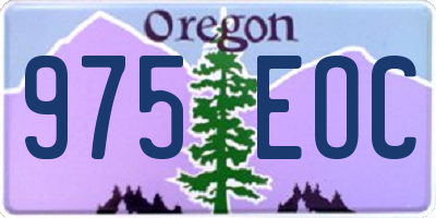 OR license plate 975EOC