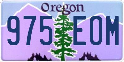 OR license plate 975EOM