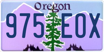 OR license plate 975EOX