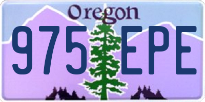 OR license plate 975EPE